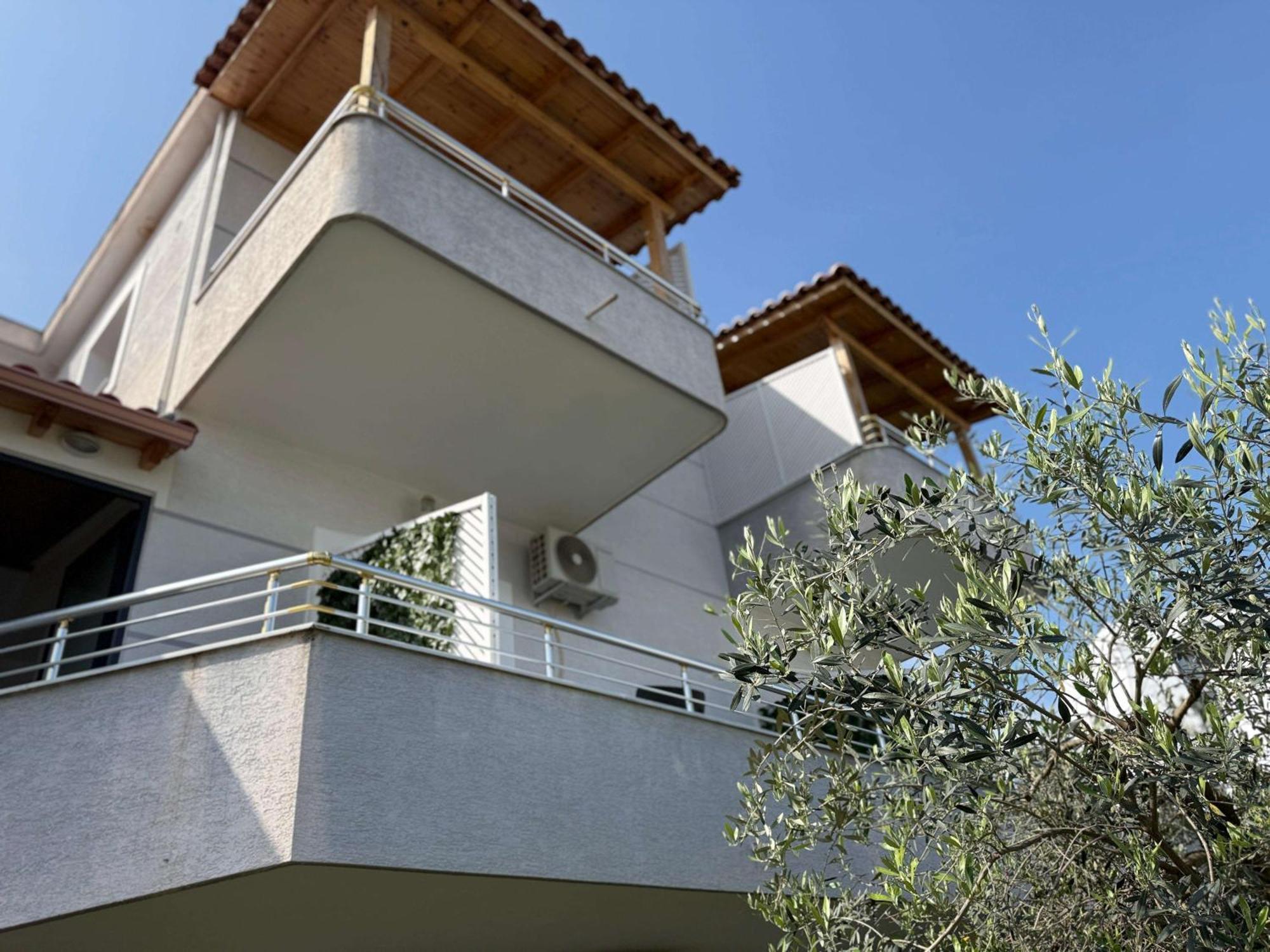 Vila Bilali Apartment คซามิล ภายนอก รูปภาพ